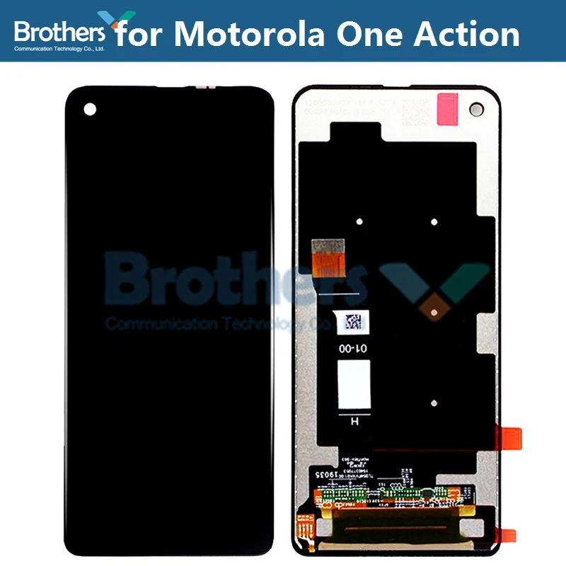 For Motorola One Action Vision LCD Display Touch Screen Digitizer for XT2013-1 XT2013-2 Screen Assembly XT1970-1 6.3\