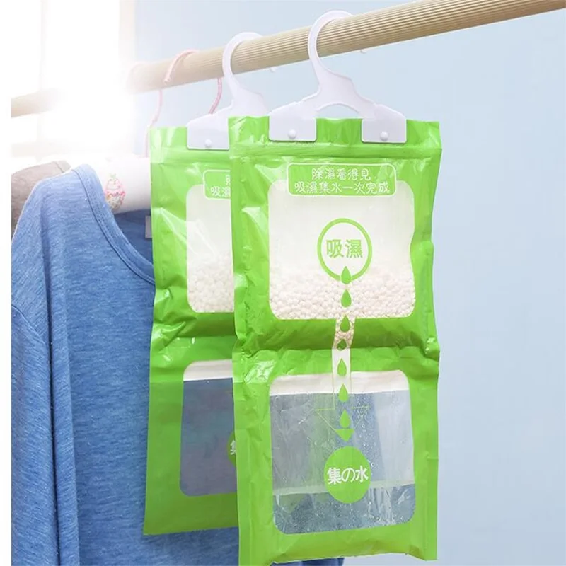 Hanging Drying Clothes Dehumidifier  Home Wardrobe  Dehumidifier Dry Bag Desiccant Moisture Absorption Bag