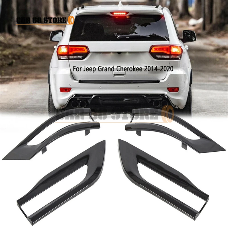 9Pcs/Set Grand Cherokee tailgate taillight trim OE:68220970AA 68220968AA 68219812AA 68219813AA For 2014-2021 Jeep Grand Cherokee