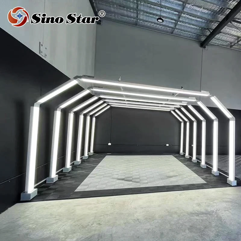 SGE1006 Fashionable car care machine bar tunnel led workshop light for automotive painting inspection booth/auto detailing