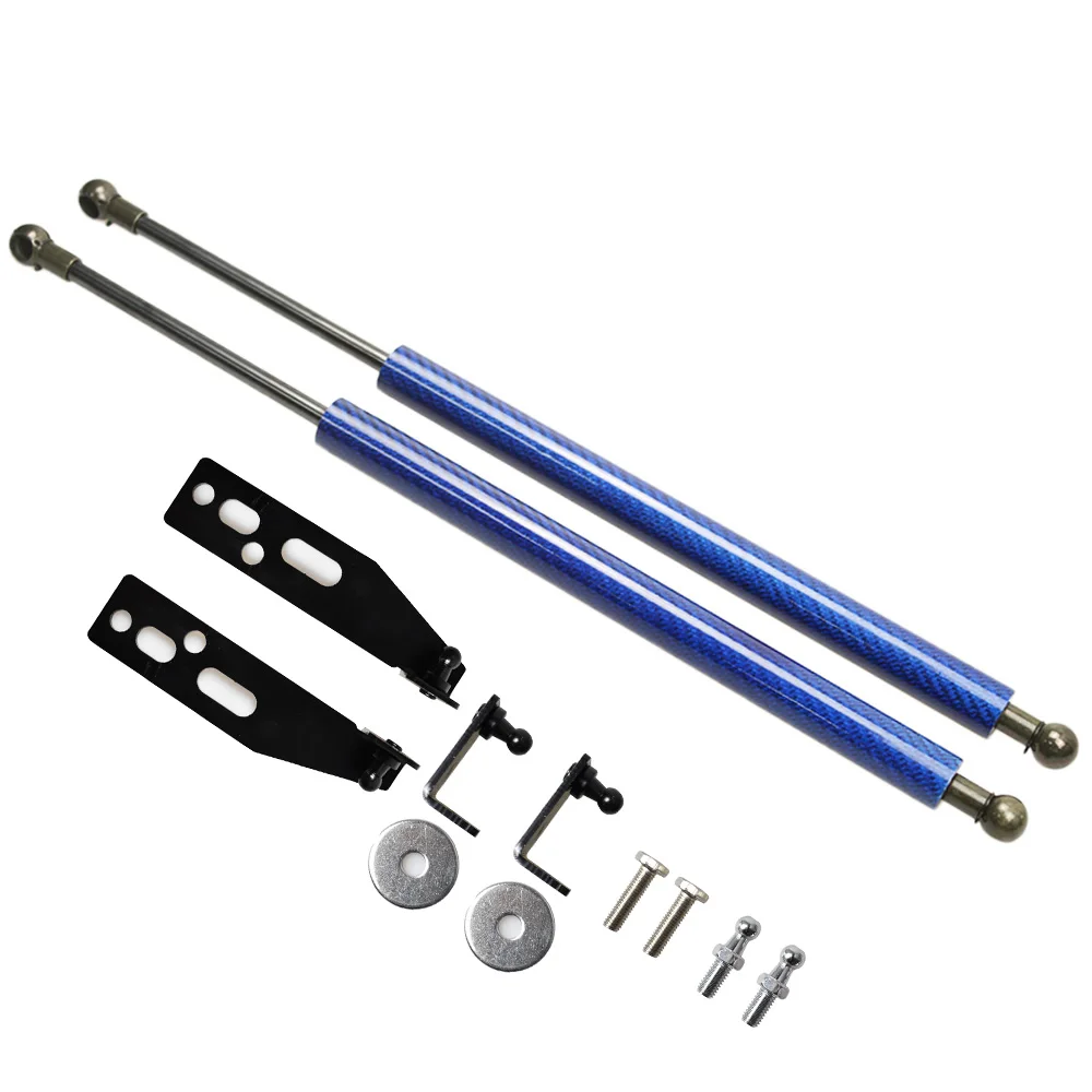 Hood Struts for Fiat 500 2007-2020 Absorber Front Bonnet Modify Shock Dampers Spring Lift Supports Carbon Fiber Accessories Prop