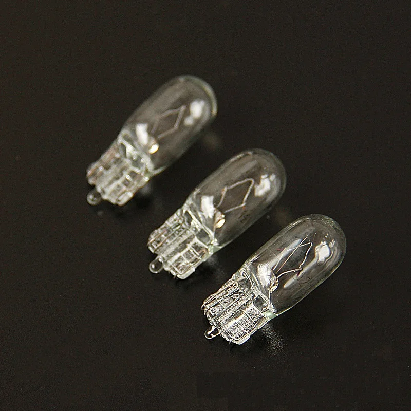 100 Stück Weiße T10 W5W 501 194 Klare Signalleuchte Glas 12V 5W W2.1x9.5d Einzelfilament Autolampe Autobeleuchtung – Detail 4