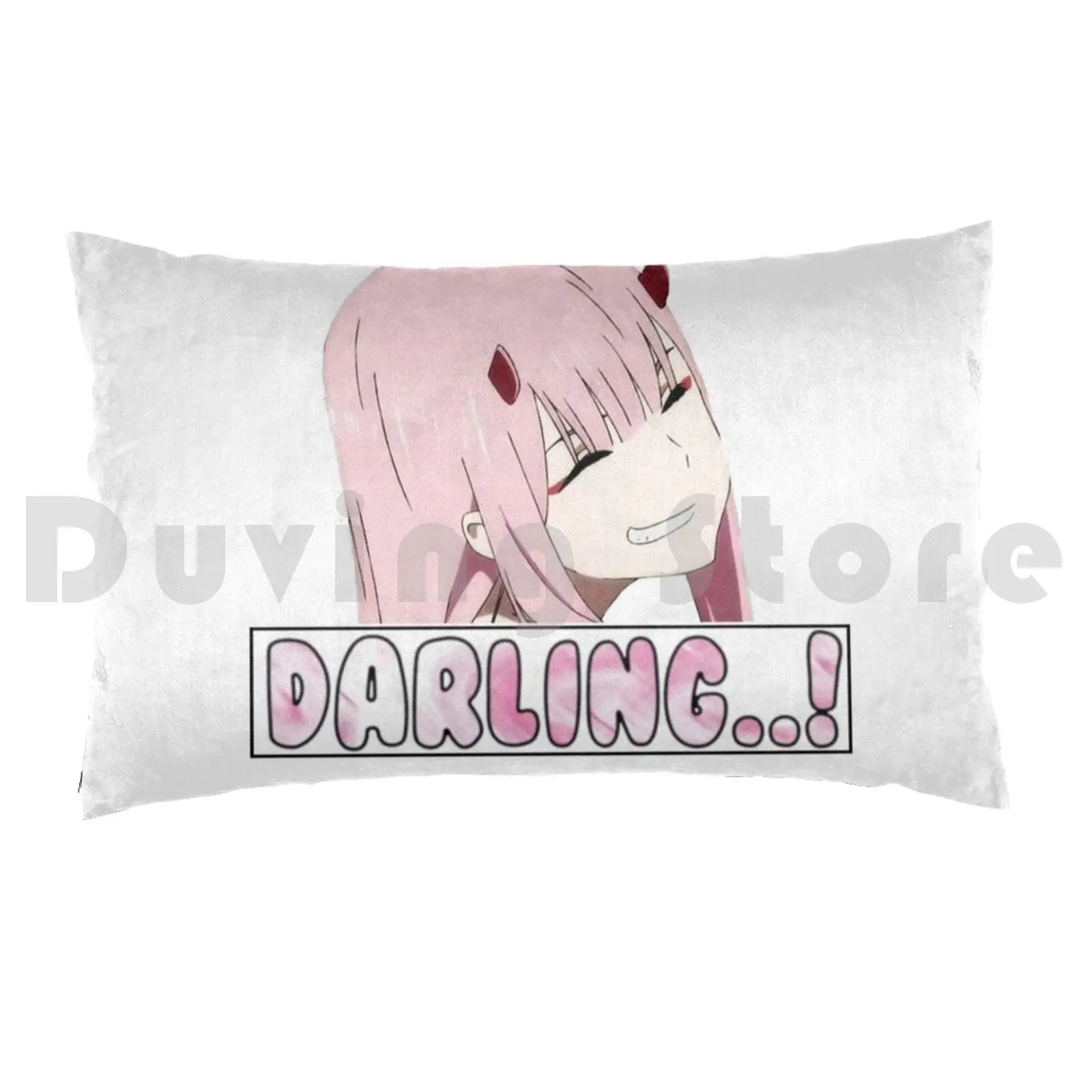 Zero TwoPillow case Zero Two Zero Two Darling Franxx Anime 002 Waifu