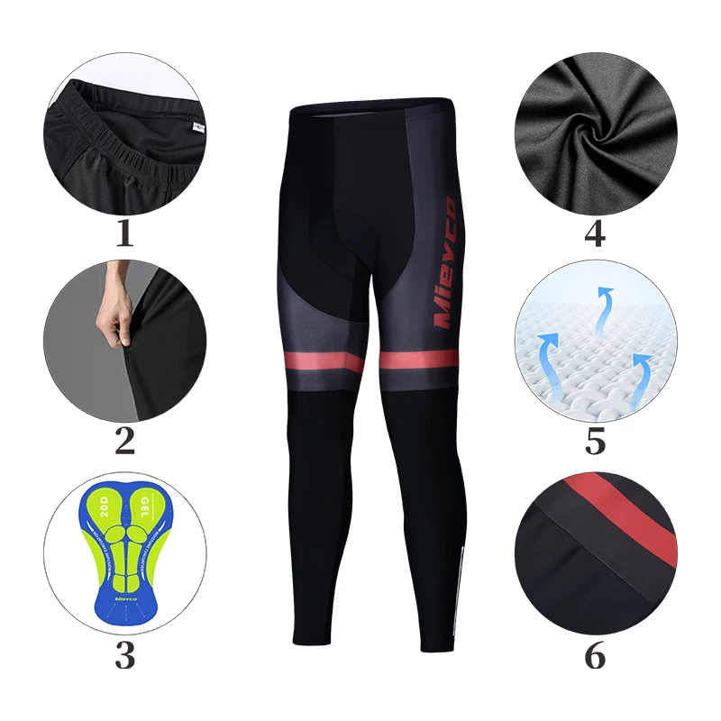 Autumn 2022 Men\'s Cycling Jersey Set 20D Bib Set MTB Uniform Bicycle Clothing Quick Dry Bike Clothes Mens Long Cycling Wear
