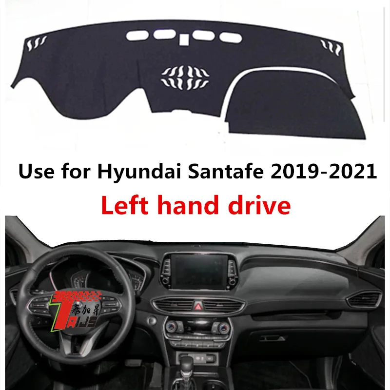 

TAIJS Factory Sport Good Quality Polyester Fibre Car Dashboard Cover For Hyundai Santafe 2019-2021 Left hand drive