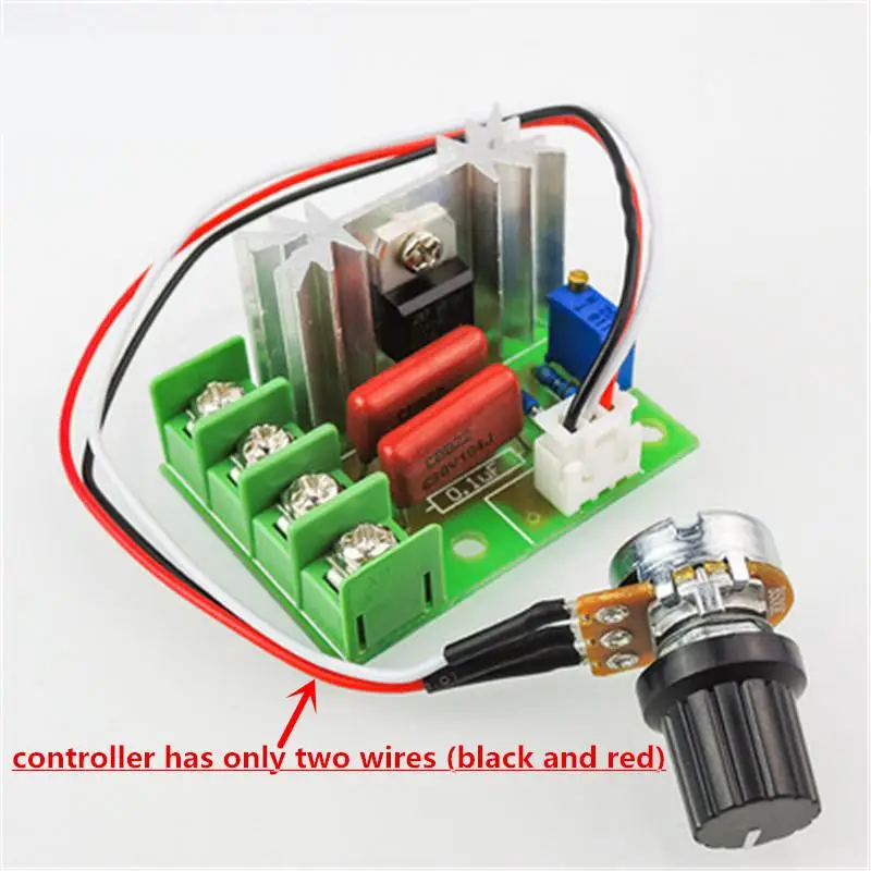 Ac motor controller 220V 2000W  Voltage Regulator Dimming Dimmers Motor Speed Controller Thermostat Electronic Voltage Regulator