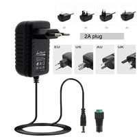 12V 2A 24W Power Converter Adapter Supply EU US UK AU Plug AC 100-240V to DC12V Lighting transformerCharger For LED Strip Light