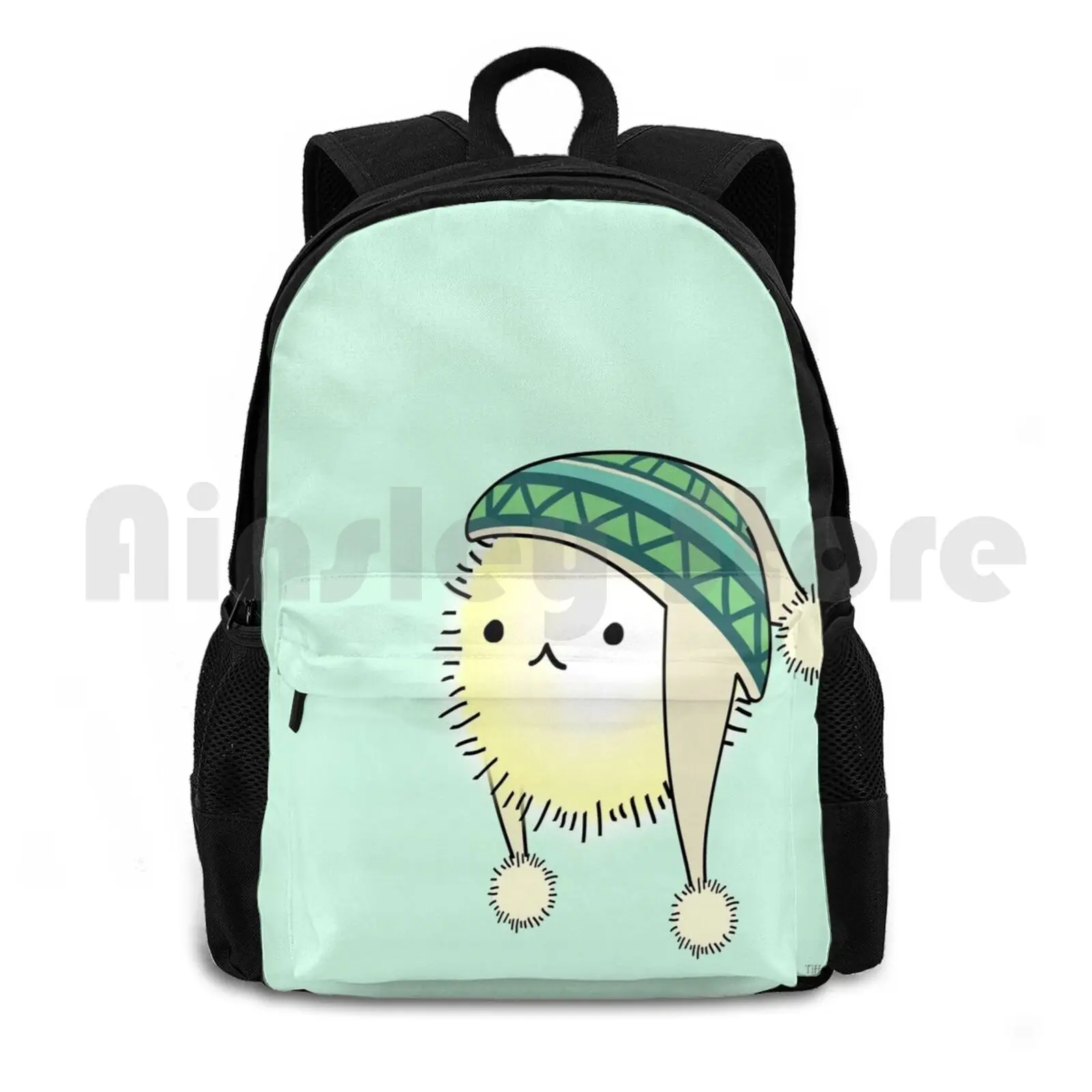 

Noragami Yukine With Hat Outdoor Hiking Backpack Riding Climbing Sports Bag Noragami Yukine Hat Dandelion Anime Blue Mint Green