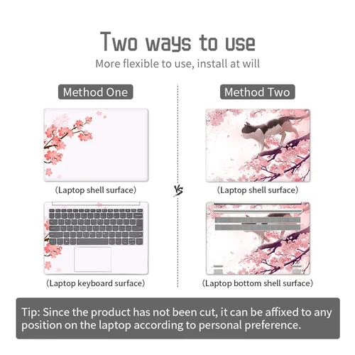 Imagen 2 del producto DIY gato cubierta de portátil pegatinas de pieles cuaderno PVC Skin12 ""/13""/14 ""/15""/17 ""pegatinas para Acer/Macbook/Lenovo/Asus/HP/Dell calcomanía