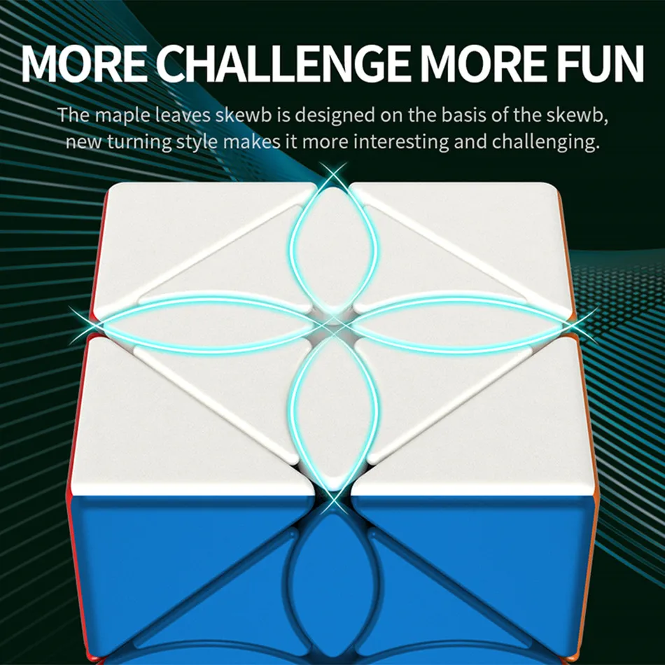 Moyu Meilong Seltsamer Zauberwürfel Vierblättriges Kleeblatt / Polaris / Ahornblätter Zauberwürfel Beruf Puzzle Bildung – Detail 30