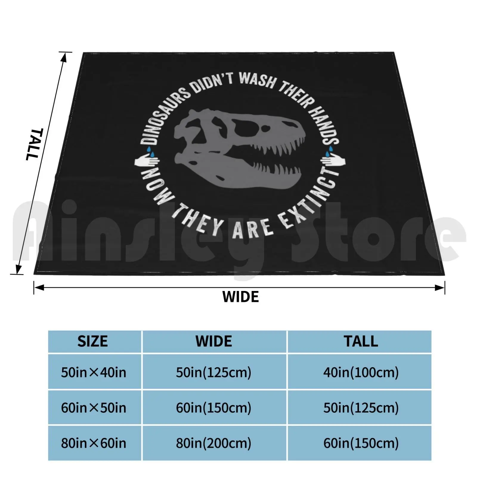 Dinosaurs Didn't Wash Their Hands Blanket For Sofa Bed Travel Wash Your Hands Quarantine Quarantine And Chill