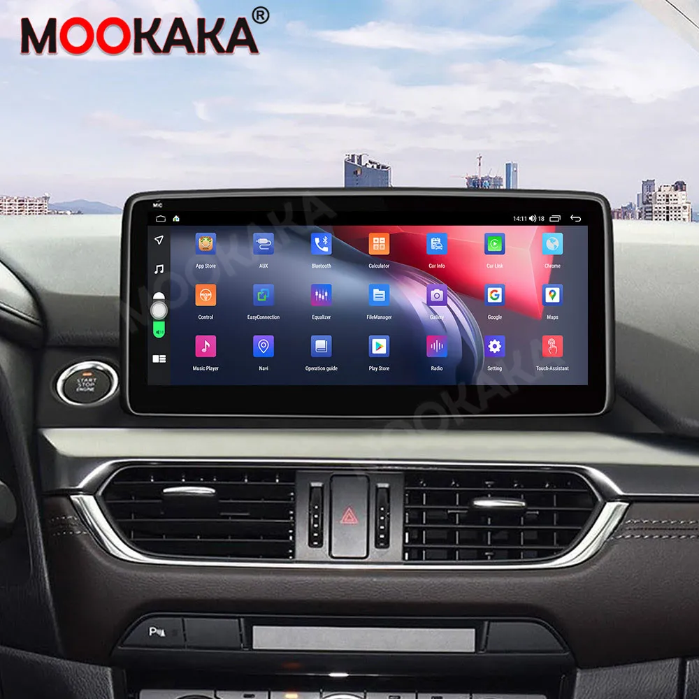 12.3 Inch HD Screen Car Radio For Mazda 6 ATENZA 2014 2015 2016 Android 13.0 Stereo Multimedia Player Autoradio GPS Navi Carplay