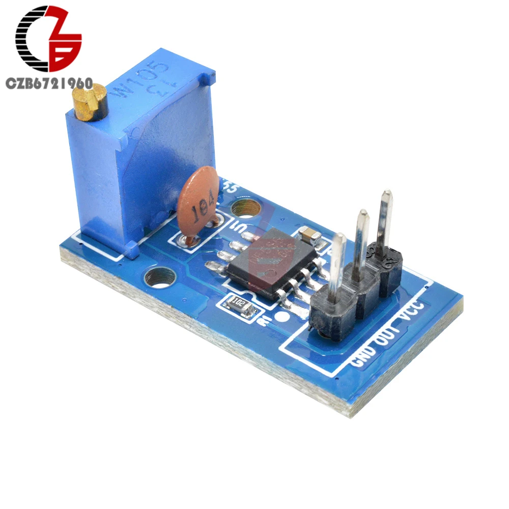 DC 5V 12V NE555 Adjustable Resistance Frequency Pulse Generator Module Single Channel Output for Arduino Smart Car