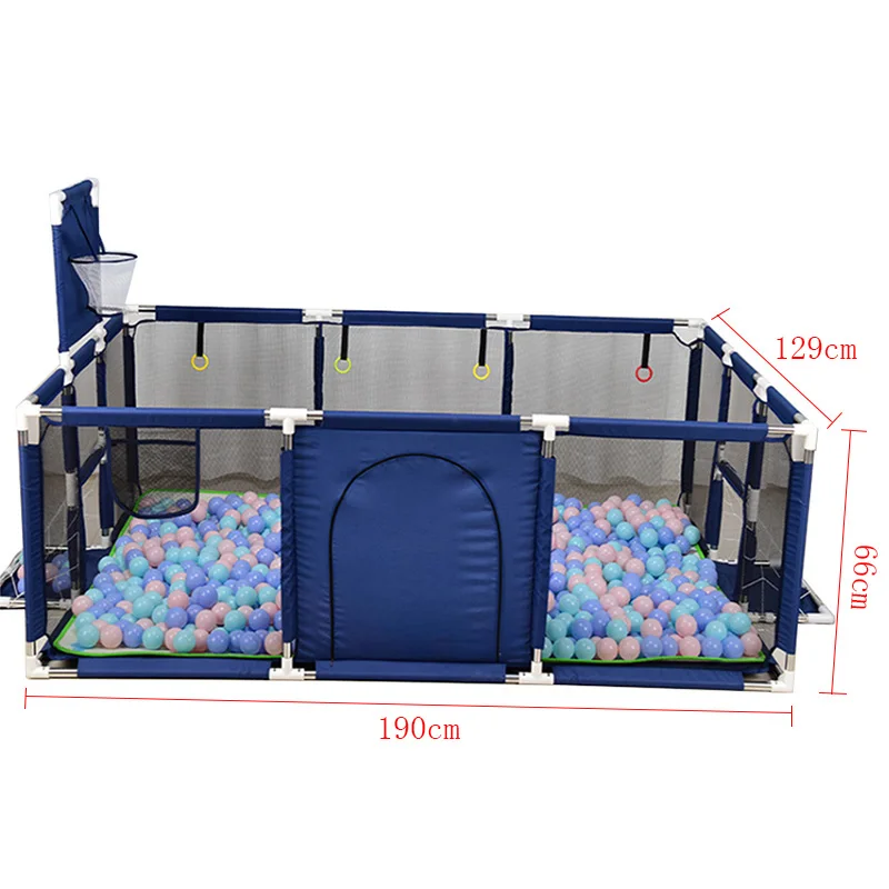 Box per bambini palline da piscina per bambini box per recinzione per neonato per bambini pallacanestro campo da calcio barriera di sicurezza