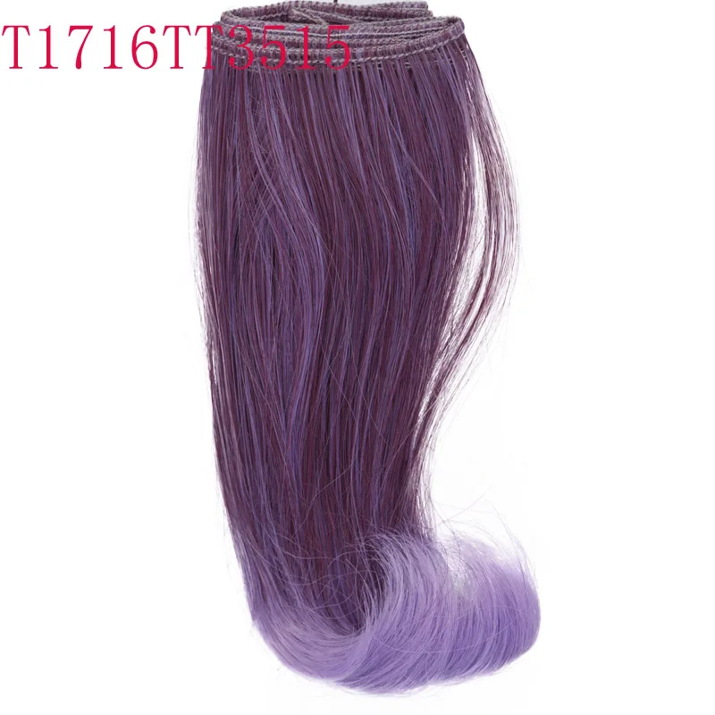 15 cm high temperature heat resistant doll hair for 1/3 1/4 1/6 BJD diy curly doll wigs