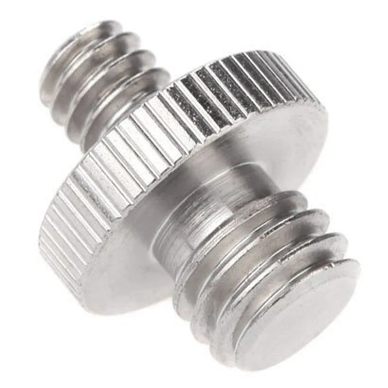 Переходник с наружной резьбы 1/4 дюйма на наружную резьбу 1/4 дюйма 3/8 дюйма двойной наружный винт адаптер поддерживает штатив аксессуары для камеры Mayitr