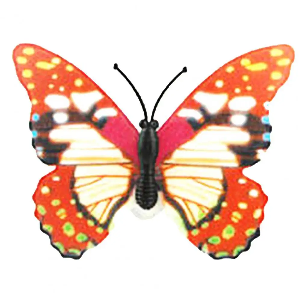 Butterfly Lamp Creative Decoration ABS Color Changing LED Night Light Living Room Car Ornament