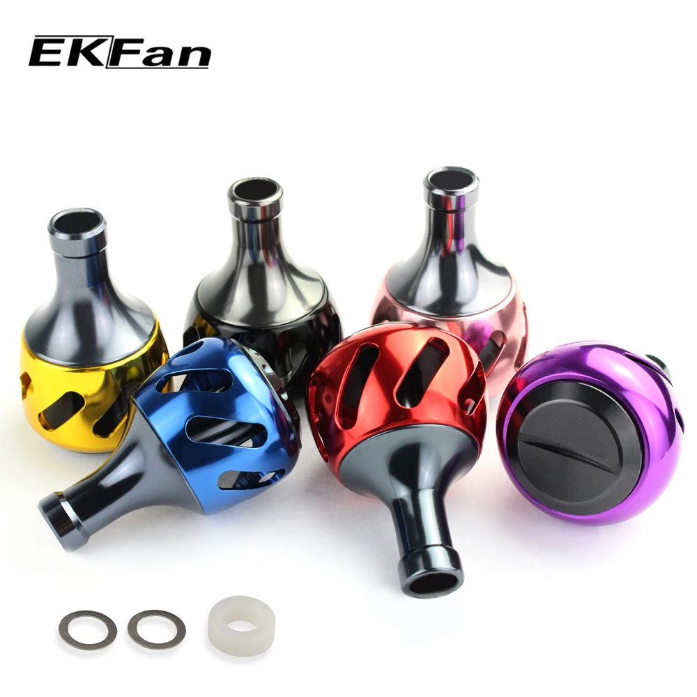 EKFan CNC Process Aluminum Alloy Fishing Reel Handle Knobs 30/35/40MM For  Spinning Reels Fishing Tackle Accessory - AliExpress 18