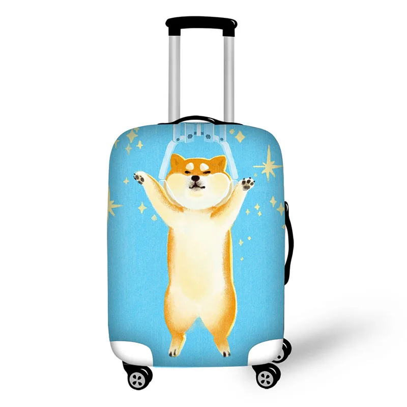 Personality Illustrat Design travel luggage suitcase cover storage bag case cover thick protective 18-30 inch Travel Accessories