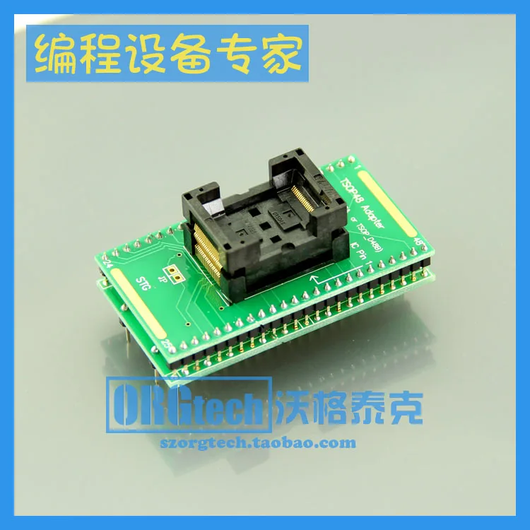 

Programming Adapter TSOP48 to DIP48 Burning Seat Test Seat Patch Flash Chip IC Convert Base Base