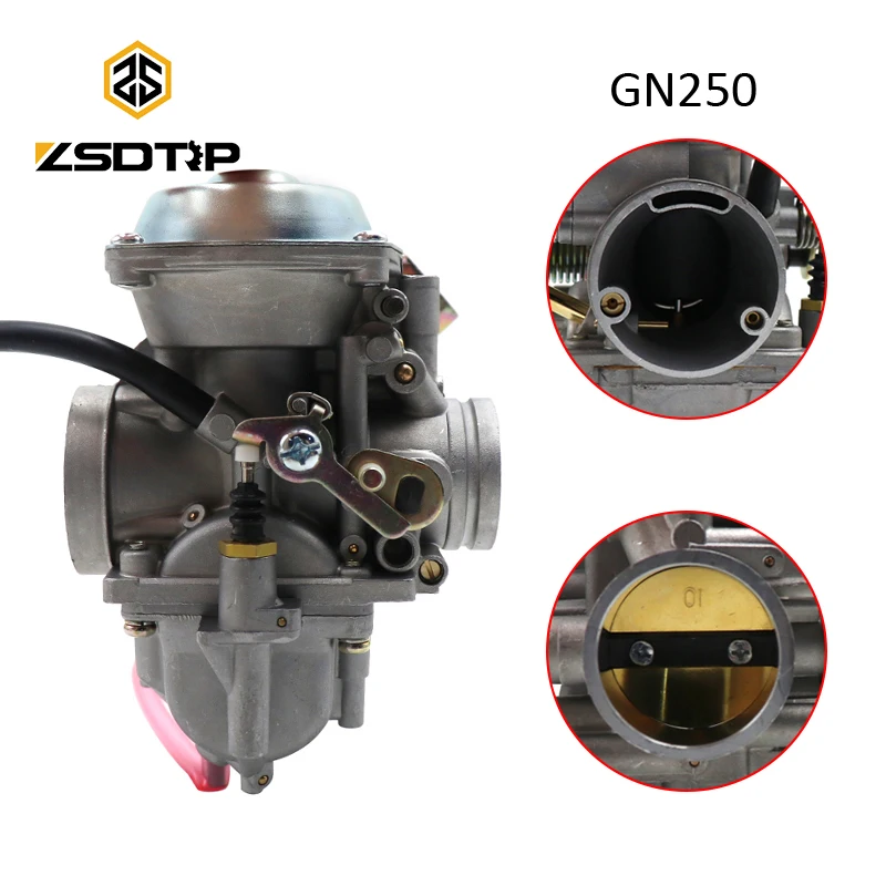 

ZSDTRP-Handle Choke Carburetor Carb With Adapter Manifold For Suzuki GN250 Motorcycle 250QY 250E-A 250GS Carburetor Carb Parts