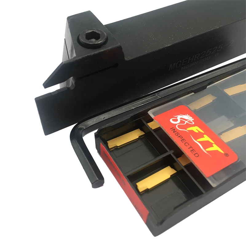 1 шт. MGEHR2525-2 + 10 шт. MGMN200-G FT4025 держатель внешнего инструмента для обработки канавок твердосплавные вставки 10 лезвий для обработки канавок тока...