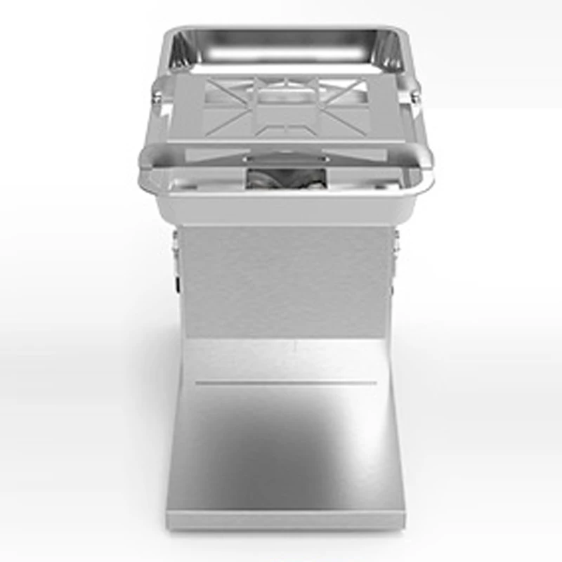 Hachoir à viande électrique automatique en acier inoxydable, appareil de découpe de viande de bureau