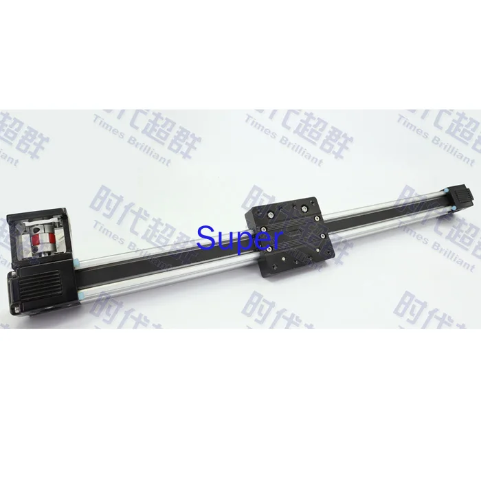 Синхронный ленточный Линейный модуль скользящий стол может быть оснащен 42 57 60 шаговым двигателем длина серводвигателя может быть изменена