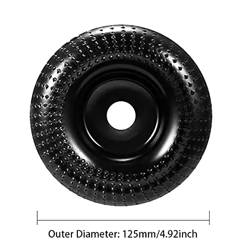 22mm Grinder Rad Disc 5 zoll Winkel Grinder Holz Carving Disc 5 "(125mm) dia x 7/8" Bohrung Holzbearbeitung Schleifen Gestaltung Rad