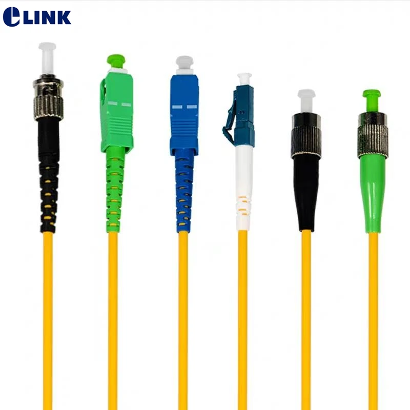 fiber optic patch cord SC LC FC ST Simplex Single-mode 2.0 3.0mm optical fibre jumper ftth patch lead IL 0.3dB