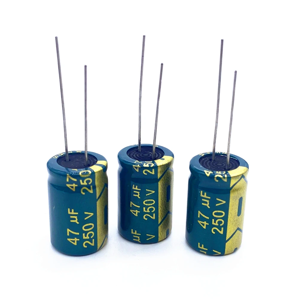 5pcs/lot S82 250v 47UF aluminum electrolytic capacitor size 13*20 47UF 20%