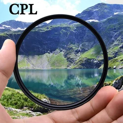 KnightX CPL polarisatiefilter Voor canon sony nikon 24-105 accessoires 1300d 1200d foto d5100 2000d 49 52 55 58 62 67 72 77 mm