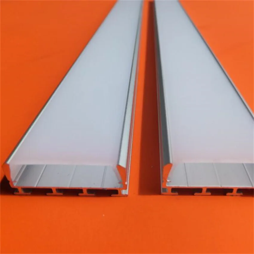 YANGMIN Free Shipping U Shape Aluminum Channels with Diffuser, End Caps and Mounting Clips LED Strip Channels LED strip Light