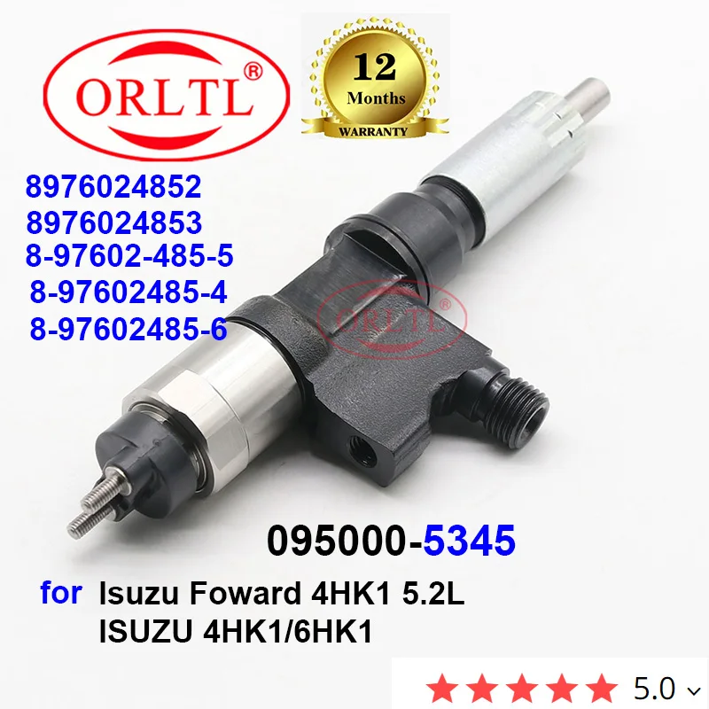 

5345 0950005345 Diesel Fuel Injector 8-976024855 8976024854 8976024856 for Isuzu 4HK1/6HK1 Foward 4HK1 5.2L