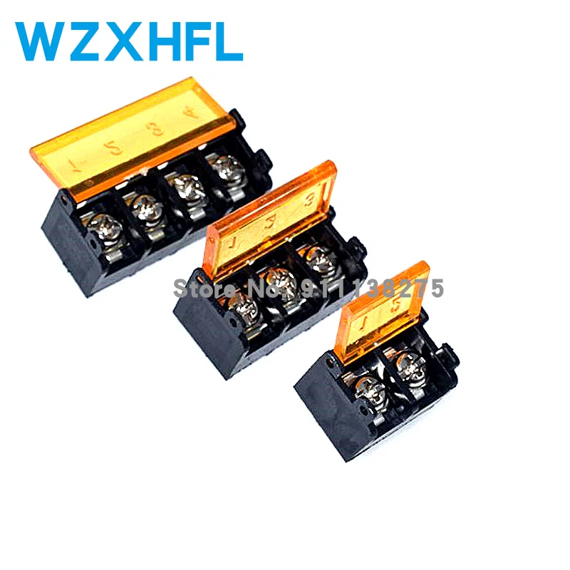 2/5pcs HB9500-2P 3P 4P 5P 6P 7P 8P 9P 10Pin PCB Screw Terminal Block Connector HB-9500 300V 30A Lid Barrier Terminal 9.5MM Pitch