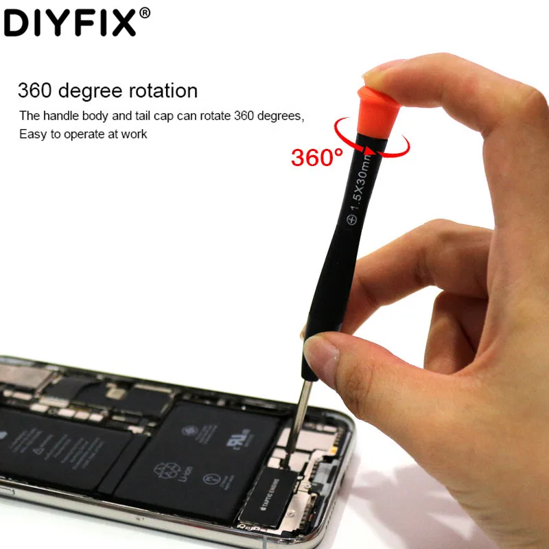 DIYFIX 13 في 1 إصلاح مفك مجموعة للهاتف المحمول الكمبيوتر المنزلية إصلاح تفكيك مجموعة أدوات