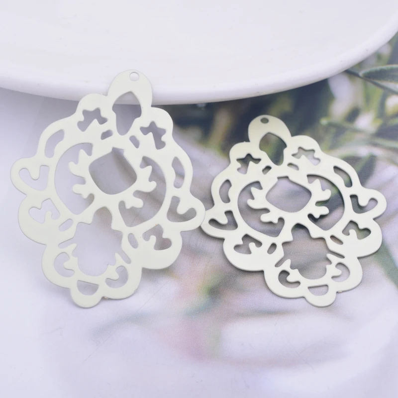 30 Stück AB6146 33*41mm Messing-Geometrie-Anhänger DIY Quasten Ohrring Anhänger Hängender Schmuck Dekoration – Detail 2