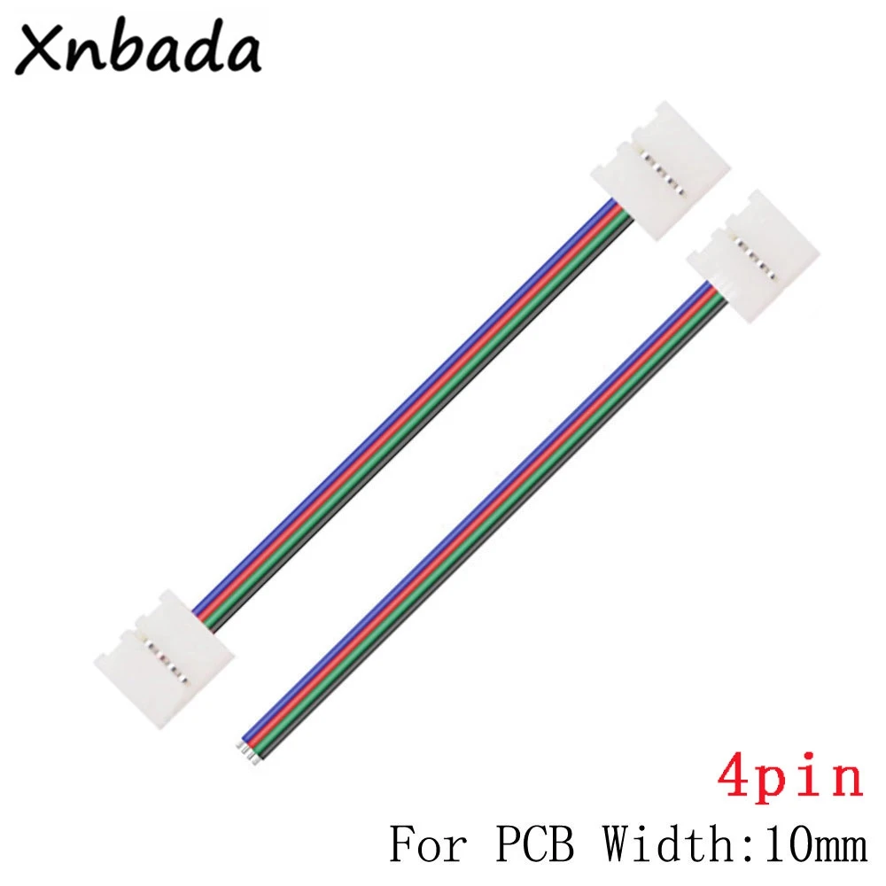 WS2812B WS2811 5050 RGB LED 스트립 싱글/더블 엔드 솔더리스 커버 커넥터 8mm/10mm /2pin /3pin /4pin/5pin