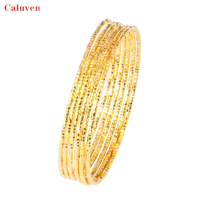 arabic jewelry women\'s bracelet copper African gold Color bangle& bracelet dubai bridal jewelry
