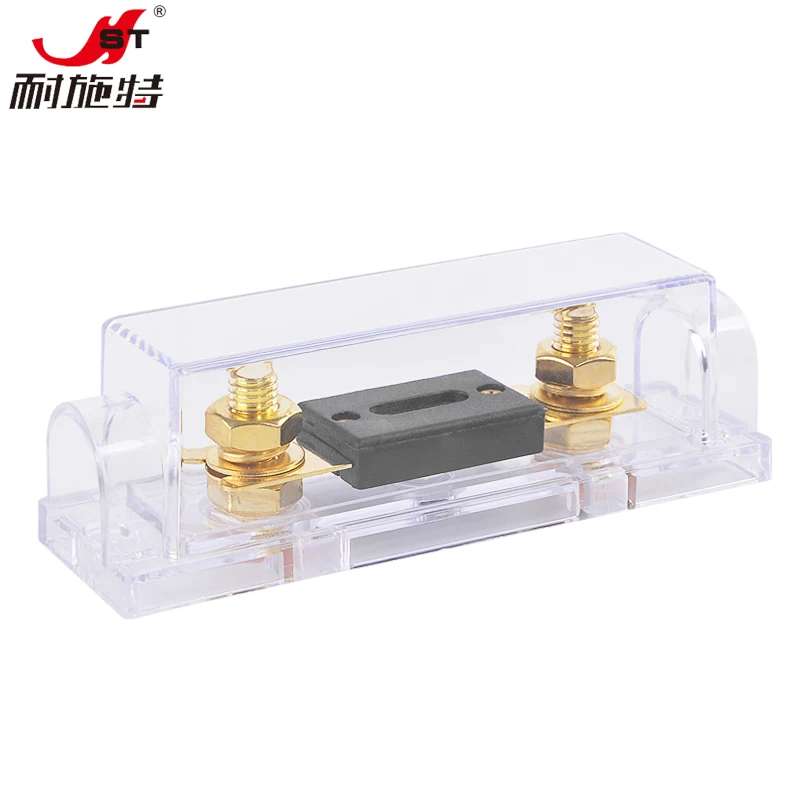 1pcs High Quality New ANL box Fuse holder Distribution Fuseholder fuse holder blade INLINE 0 4 8 gauge Positive 100A 200A 300A