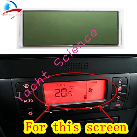 Air Conditioning LCD Screen Display Heating Climate Control Panel For Seat Leon Toledo Pixel Repair