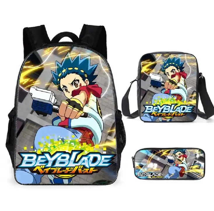 3 шт., набор школьных рюкзаков Beyblade Burst 2020
