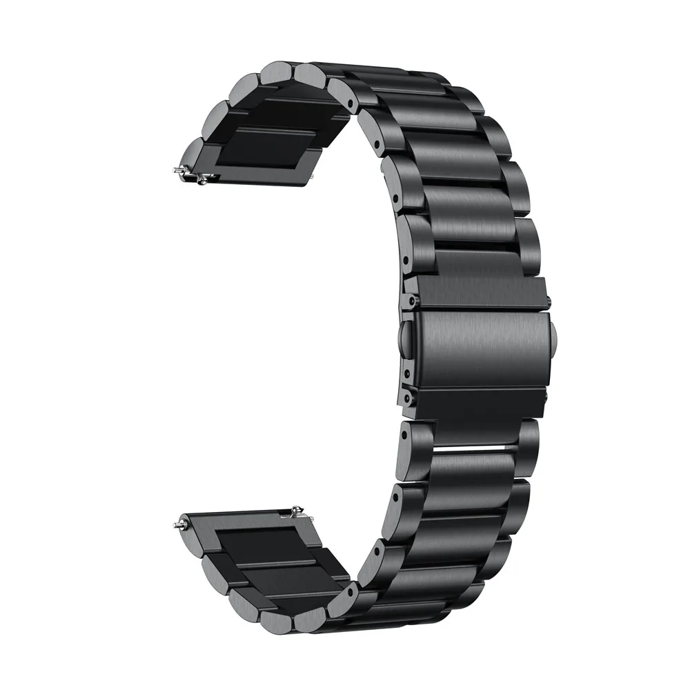 Pulseiras de relógio para huawei honor watch gs pro/honor watch es pulseira de aço inoxidável pulseira de metal com pinos acessórios
