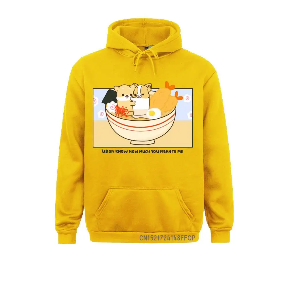 Ramen Pet Sweatshirt Men Udon And Doggos Birthday Coat Long Sleeve For Guys Cozy Pocket Pullover Gift Hoodie Hot Sale