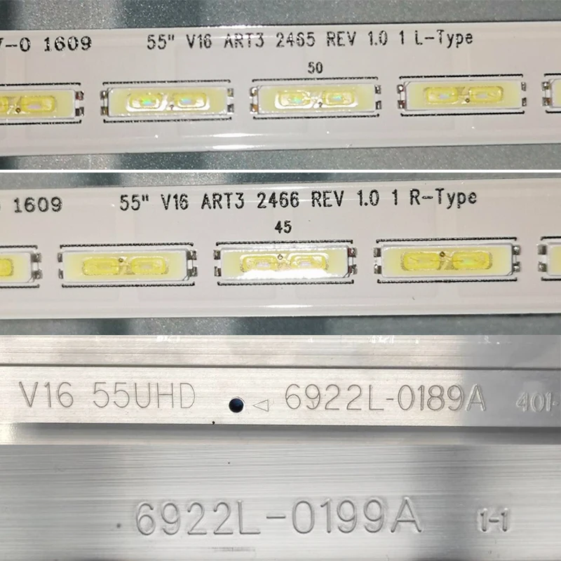 Светодиодные панели для LG 55UH671V, 55UH676V, 55UH66, 8V светодиодный светодиодные ленты для подсветки, зеркальные светодиодные ленты 55 дюймов,