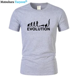 Father Husband Short Sleeve O Neck T Shirt Top Evolution Burpees Instructor Fitness T-Shirt Funny Birthday Gift For Men T Shirt