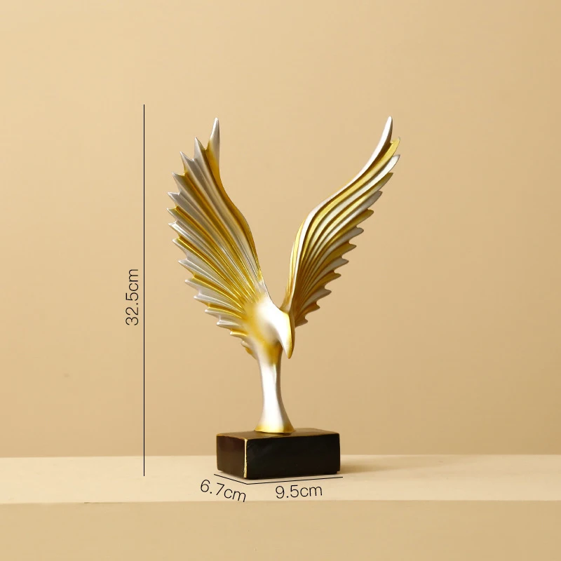 Nordic Luxe Goud Hars Sculptuur Technologie Decoratie Woonkamer Eetkamer Grid Veranda Wijn Tv Kast Decoratie Gift