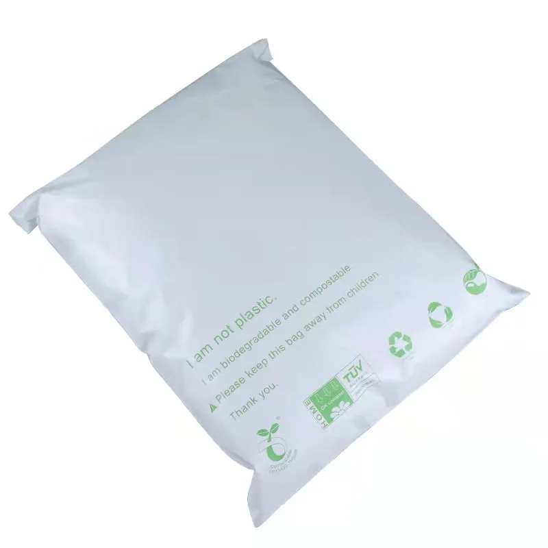 50pcs/Lot Eco-Friendly Courier Bags 100% D2W Biodegradable Poly Self Adhesive Clothing Mailing Envelope Bag Waterproof Pouch Ba