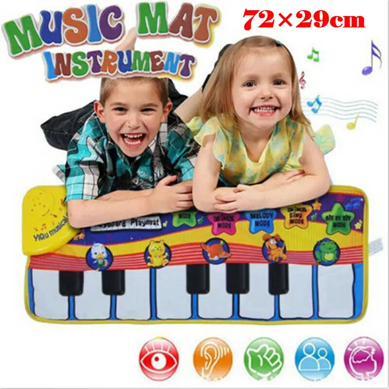 Baby Music Pad Children Crawling Piano Carpet Education Music Toys Keyboard Musical Dancing Mat