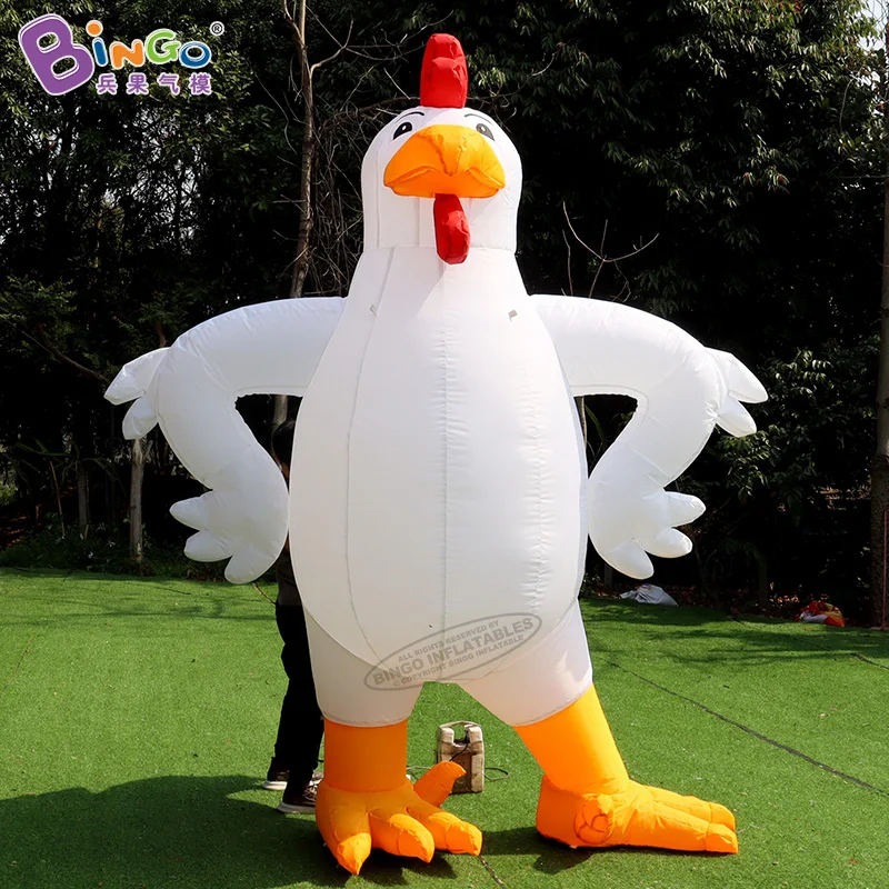 

Custom Made 3 Meters High Inflatable Chicken For Decoration / 10ft Advertising Chicken Balloon - BG-C0503